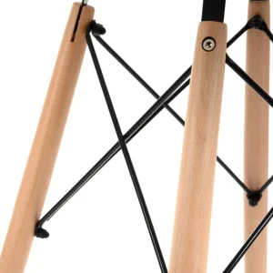 Stol Tavolo Naturalny Z Bialym Blatem 60 48Cm