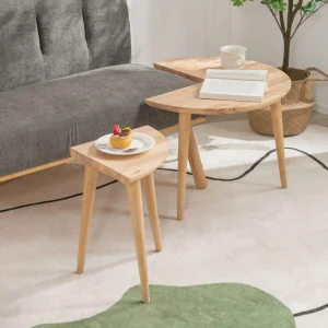 Stolik Kawowy Harmoni Naturalny 59X59X42 Cm