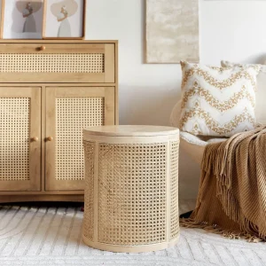 Stolik Kawowy Kani Ratanowy 40X40X45 Cm