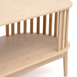 Stolik Kawowy Lemn Drewniany 100X48X45 Cm