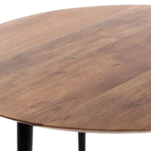 Stolik Kawowy Ren Lite Drewno Akacji + Metal 46X46X30Cm