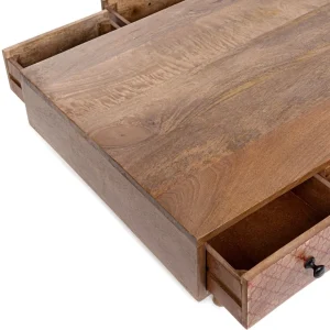 Stolik Kawowy Tayo Lite Drewno Mango 117X65X35 Cm