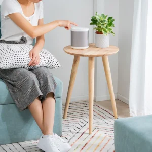 Stolik Kawowy Tioma Naturalny 40X40X56,5 Cm