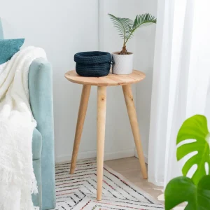 Stolik Kawowy Tioma Naturalny 40X40X56,5 Cm