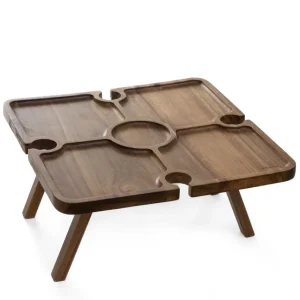 Stolik Mooka Akacjowy 34X34Cm