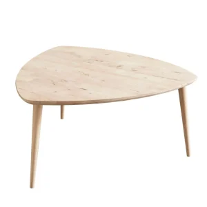 Stolik Purnam Naturalny 90X90X45,5 Cm