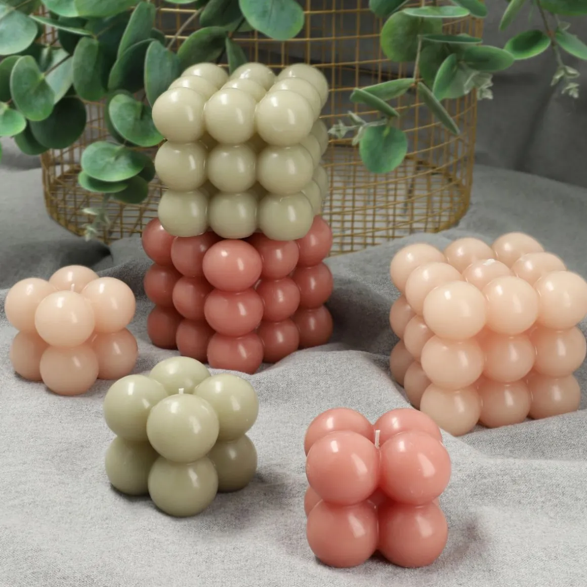 swieca_bubble_bezowa_xx_c_2.webp Swieca Bubble Bezowa 6X6X6 Cm