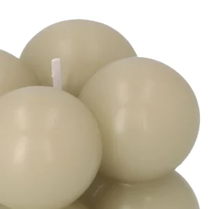 Swieca Bubble Bezowa 6X6X6 Cm