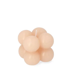 Swieca Bubble Jasnorozowa 6X6X6 Cm