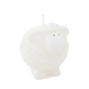 Swieca Wielkanocna Arie Baranek Ecru 7 Cm