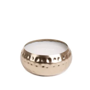 Swieca Zapachowa Dritto Zlota 9X9X4 Cm