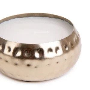 Swieca Zapachowa Dritto Zlota 9X9X4 Cm