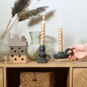 Swiecznik Rolo Ceramiczny 8,5X7X10,5 Cm