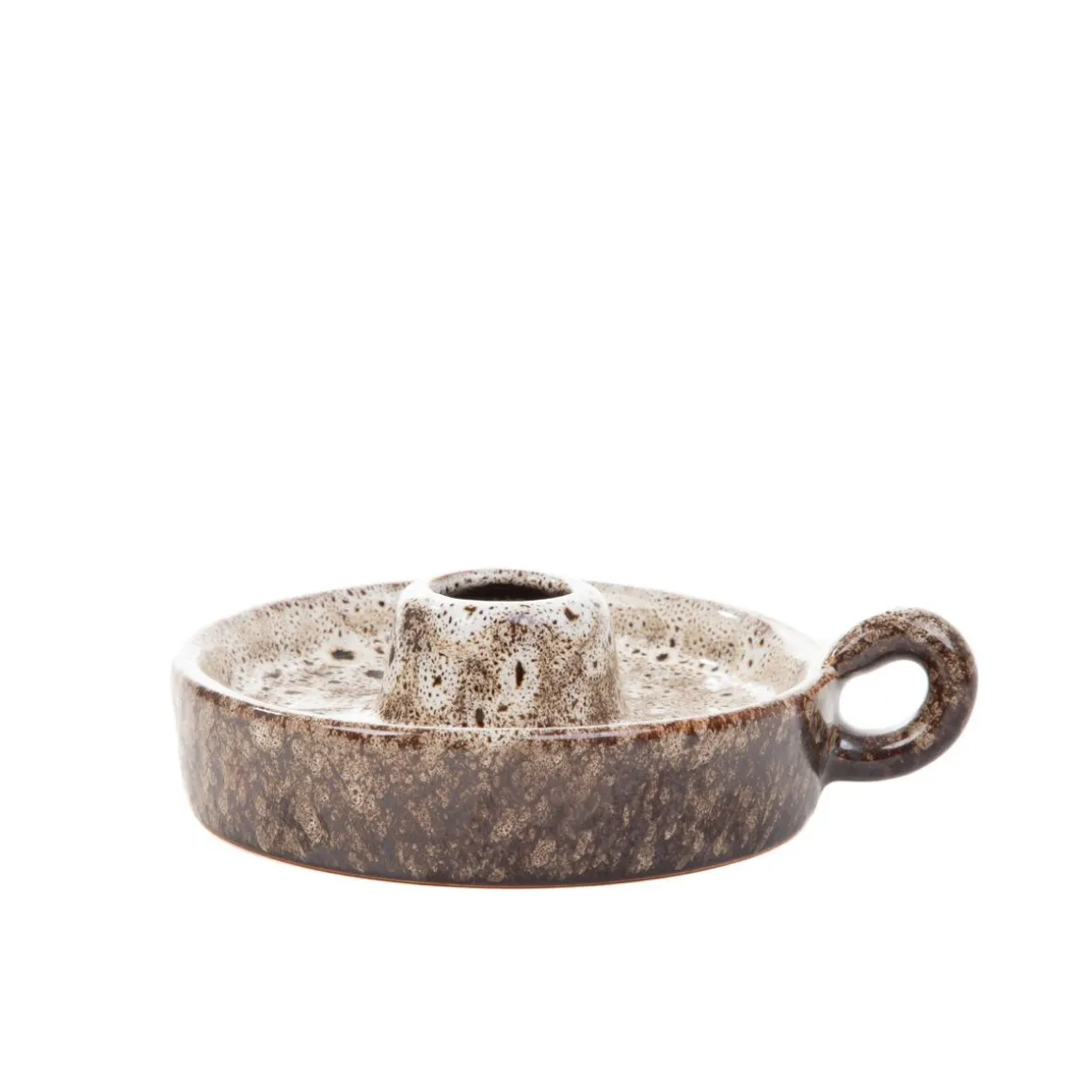 swiecznik_rufus_ceramiczn_0.webp Swiecznik Rufus Ceramiczny Brazowy 11,3X11,3X11,3Cm