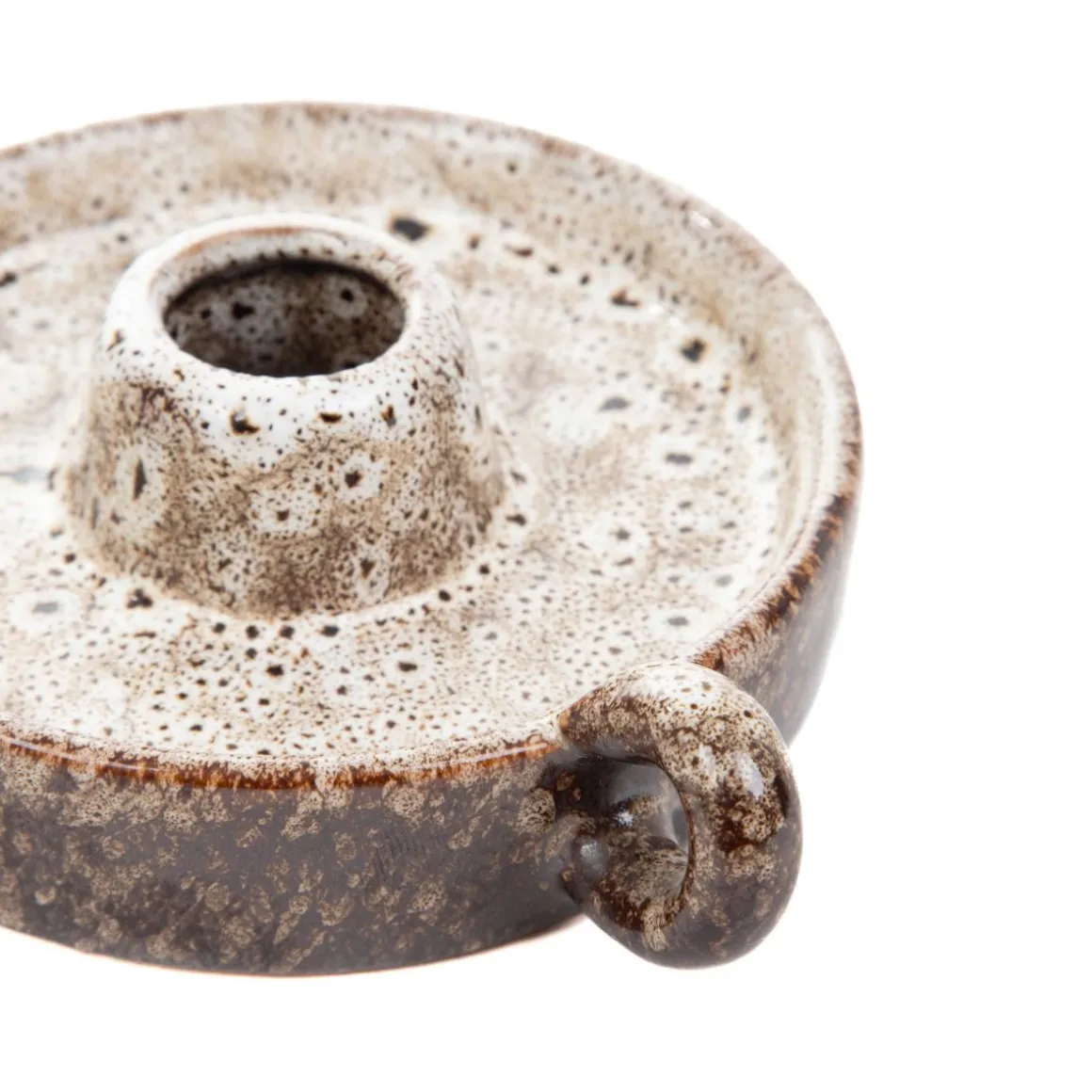 swiecznik_rufus_ceramiczn_2.webp Swiecznik Rufus Ceramiczny Brazowy 11,3X11,3X11,3Cm