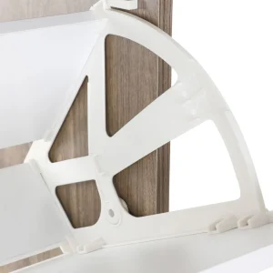 Szafka Na Buty Eira Z Bialymi Frontami 60X24X114 Cm