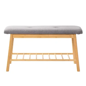 Szafka Na Buty Truo Bambusowa Naturalna 84X30X45 Cm