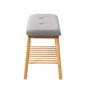 Szafka Na Buty Truo Bambusowa Naturalna 84X30X45 Cm