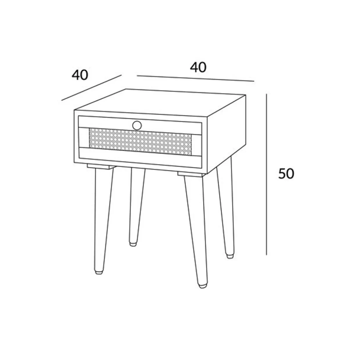 szafka_nocna_natte_lite_d_4.webp Szafka Nocna Natte Lite Drewno Mango Z Rattanem 40X40X50 Cm