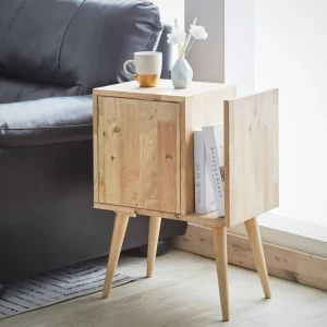 Szafka Nocna Sinar Naturalny 50X30X66,5 Cm