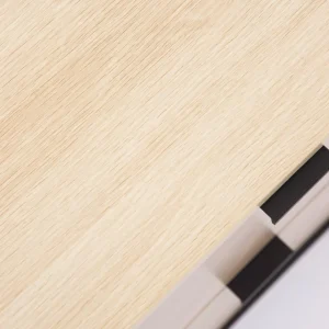 Szafka Nocna Swen Naturalna Z Metalowymi Nogami 45X35X50 Cm