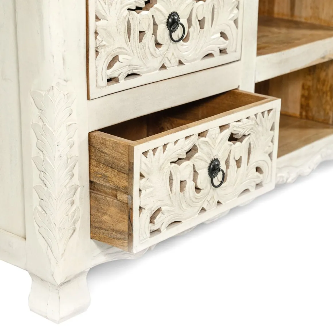 szafka_rtv_banhi_lite_dre_3.webp Szafka Rtv Banhi Lite Drewno Mango Zlobione 150X40X60 Cm