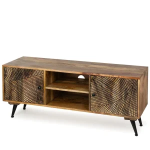 Szafka Rtv Raffla Lite Drewno Mango 130X40X55