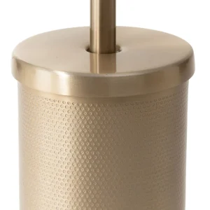 Szczotka Do Wc Nausa Zlota Z Ozdobnymi Wytloczeniami 10X10X38 Cm