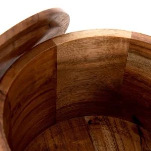 Szkatulka Na Bizuterie Acacia Z Drewna Akacjowego 16,5X16,5X12 Cm