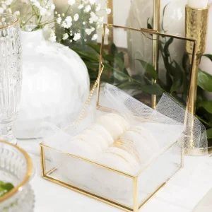 Szkatulka Na Bizuterie Grazia Zlota 13X11X5 Cm