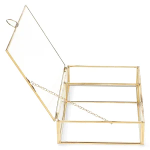 Szkatulka Na Bizuterie Grazia Zlota 23X15X5 Cm