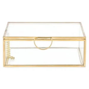 Szkatulka Na Bizuterie Grazia Zlota 13X11X5 Cm