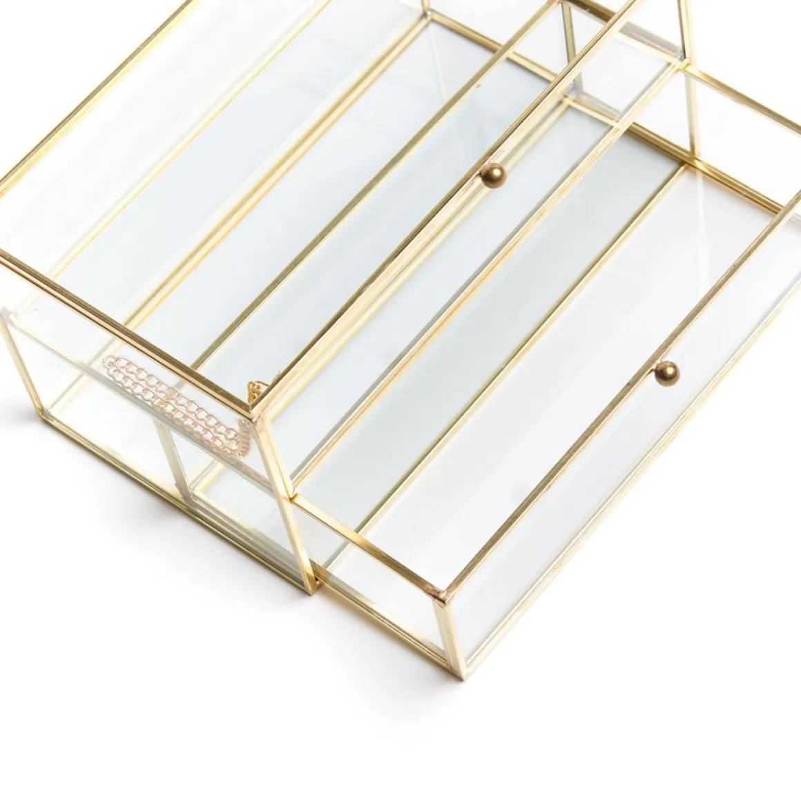 szkatulka_na_bizuterie_gr_2-11.webp Szkatulka Na Bizuterie Grazia Z Szufladka Zlota 21X10X10,5 Cm