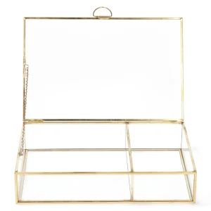 Szkatulka Na Bizuterie Grazia Zlota 23X15X5 Cm