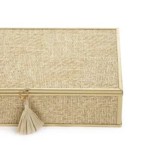 Szkatulka Na Bizuterie Grazia Z Plecionka 22X13X5 Cm