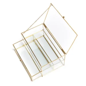 Szkatulka Na Bizuterie Grazia Z Szufladka Zlota 21X10X10,5 Cm