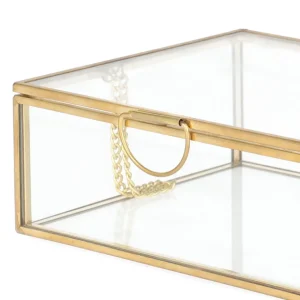 Szkatulka Na Bizuterie Grazia Zlota 13X11X5 Cm