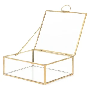Szkatulka Na Bizuterie Grazia Zlota 13X11X5 Cm