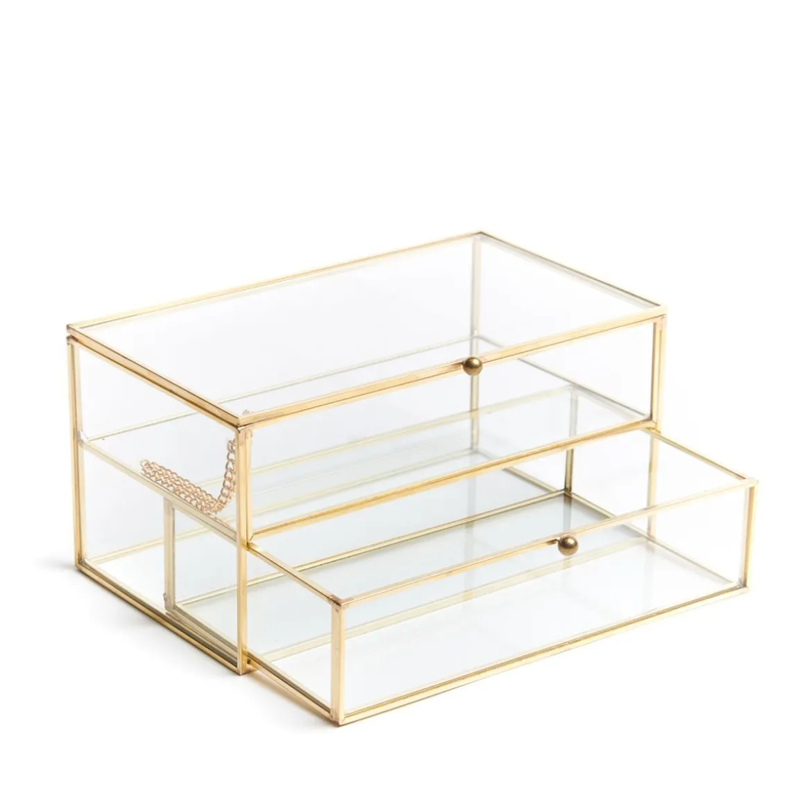 szkatulka_na_bizuterie_gr_8-1.webp Szkatulka Na Bizuterie Grazia Z Szufladka Zlota 21X10X10,5 Cm