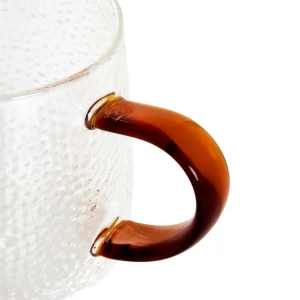 Szklanka Amber Mlotkowane Szkło 0,35 L