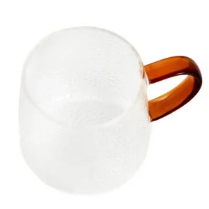 Szklanka Amber Mlotkowane Szkło 0,35 L