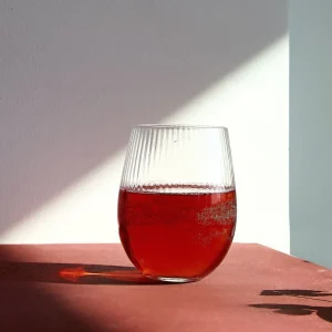 Szklanka Lynn Ryflowana Transparentna 0,55 L