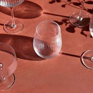 Szklanka Lynn Ryflowana Transparentna 0,55 L