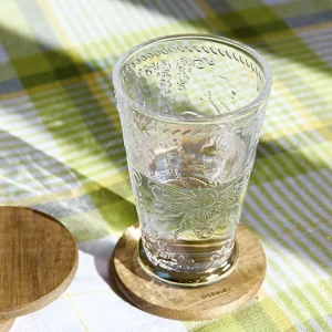 Szklanka Nellie Wysoka Ze Zlota Nozka 0,35 L