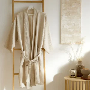 Szlafrok Elin Muslinowy Bezowy S/M