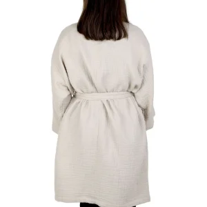 Szlafrok Elin Muslinowy Bezowy S/M