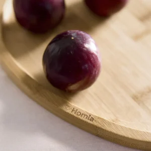 Taca Bambou Bambusowa Nieregularna 25X22 Cm