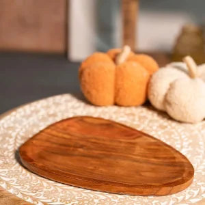 Taca Dekoracyjna Acacia Z Drewna Akacjowego 25X18X2 Cm