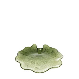 Taca Dekoracyjna Asali Szklana Zielona 18,5X2,5 Cm