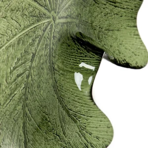 Taca Dekoracyjna Asali Szklana Zielona 27,5X3 Cm